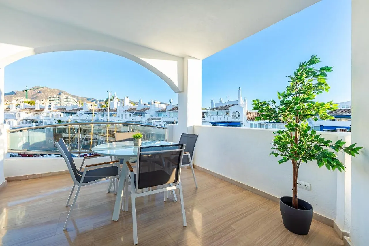 Atico Puerto Marina First Island With Sea Views And Rooftop Pool Benalmadena